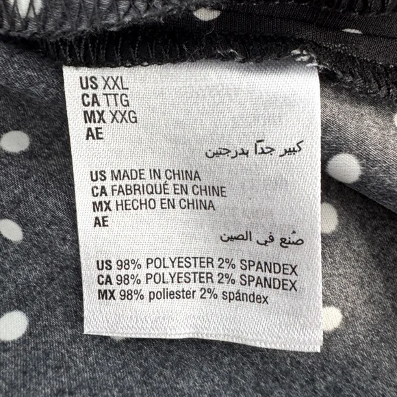 EUC Maison Jules Ruffle Polka Dot Blouse, Size XXL - Picture 7 of 9